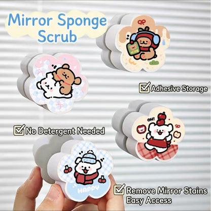 Kawaii Mirror Eraser™ — Stick-On Mini Magic Wiper